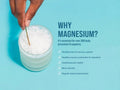 Natural Vitality CALM Magnesium Drink Mix Original Unflavoured Lifestyle Image Supports Relaxation and Calm 226g Powder