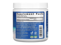 Natural Vitality CALM Magnesium Drink Mix Raspberry Lemon Flavour Supplement Facts & barcode Label 226g Powder