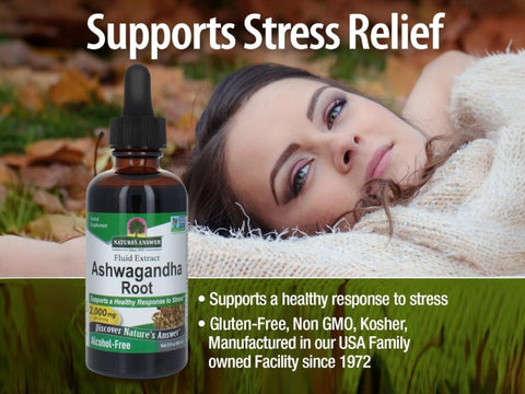 Nature’s Answer Ashwagandha Root Alcohol-Free Extract - 60ml