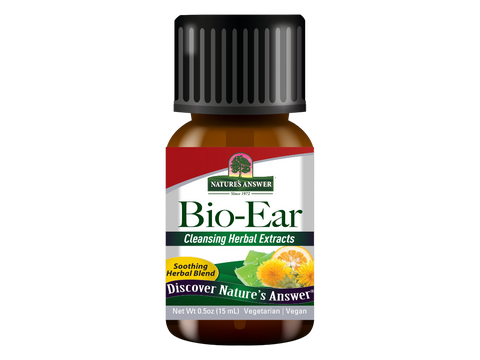 Nature's Answer Bio-Ear Herbal Topical Formula 15ml external ear care front label