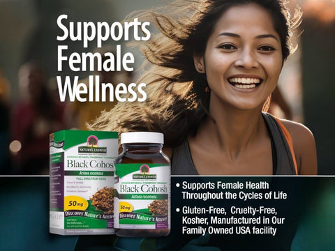 Nature's Answer Black Cohosh Root Vegetarian Capsules - 90 Count