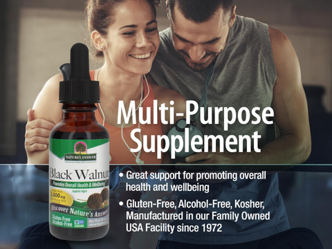 Nature’s Answer Black Walnut Hull Alcohol-Free Extract - 30ml