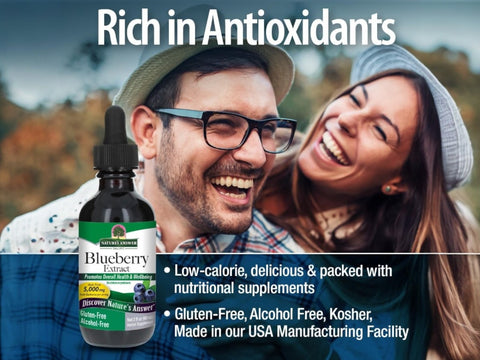 Nature's Answer Blueberry Fruit Extract Alcohol-Free - 60ml