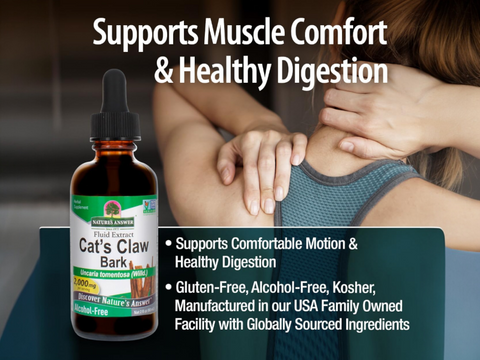 Nature's Answer Cat's Claw Bark Alcohol-Free Extract - 60ml