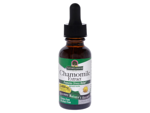 Nature’s Answer Chamomile alcohol-free liquid extract 30ml front label