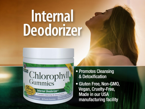 Nature’s Answer Chlorophyll Gummies Peppermint Flavour – 60 Gummies