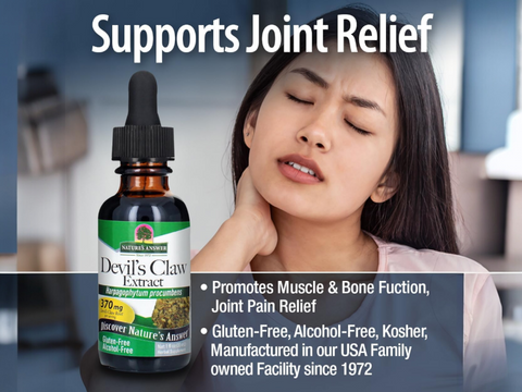 Nature’s Answer Devil’s Claw Root Alcohol-Free Herbal Extract – 30ml