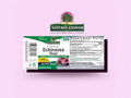 Nature’s Answer Echinacea Root alcohol free liquid extract 120ml barcode on a pink background