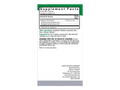 Nature’s Answer Echinacea Astragalus supplement facts 90 vegetarian capsules back label