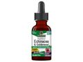 Nature’s Answer Echinacea & Goldenseal Liquid Extract Alcohol-Free 30ml bottle front viewon a white background