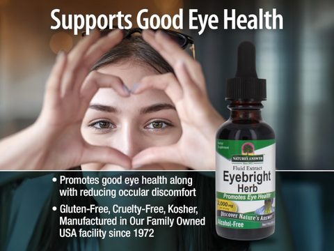 Nature’s Answer Eyebright Herb Alcohol-Free Herbal Extract - 30ml
