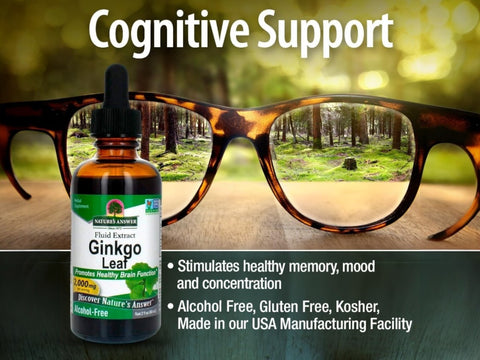 Nature's Answer Ginkgo Leaf Extract Alcohol-Free - 30ml