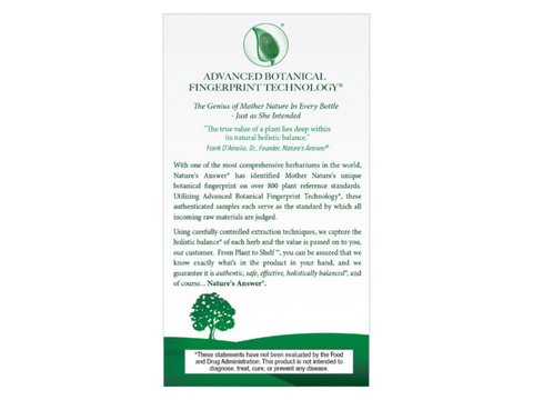 Nature’s Answer Herbal Blend Food Supplement - 90 Capsules