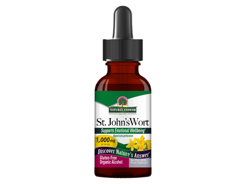 Nature’s Answer Hypericum Perforatum Liquid Extract – 30ml Liquid bottle front label