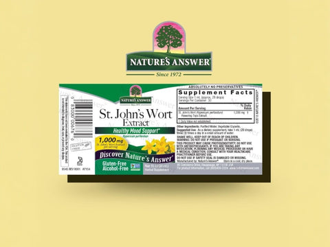 Nature’s Answer St. John’s Wort Liquid Extract 30ml barcode image