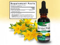 Nature’s Answer St. John’s Wort Liquid Extract 30ml supplement facts label