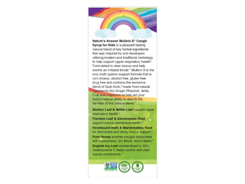 Nature’s Answer Kids Mullein Leaf Alcohol-Free Liquid Supplement 120ml