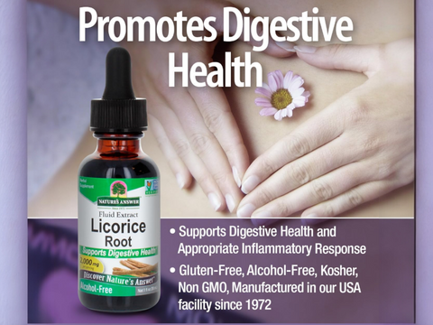 Nature’s Answer Licorice Root Alcohol-Free Liquid Extract - 30ml