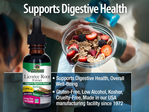 Nature’s Answer Licorice Root Herbal Liquid Supplement - 30ml