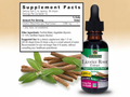 Nature’s Answer Licorice Root Liquid Extract 30ml supplement labelon a beige background