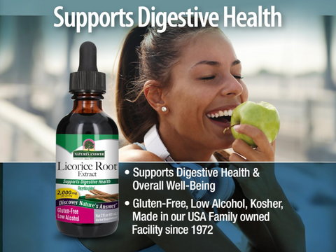 Nature’s Answer Licorice Root Herbal Liquid Supplement - 60ml