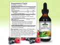 Nature’s Answer Liquid Green Tea ORAC supplement facts mixed berry 60ml