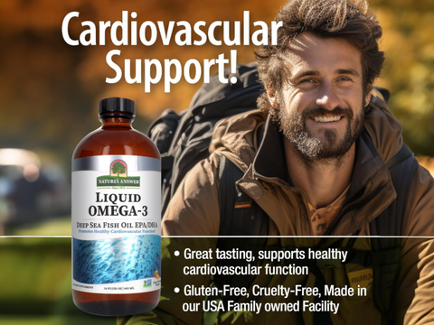 Nature's Answer Liquid Omega-3 Fish Oil EPA DHA - 480ml