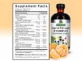 Nature's Answer Liquid Vitamin B-Complex Tangerine 240ml supplement facts and directions