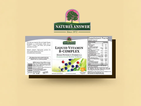 Nature’s Answer Liquid Vitamin B-Complex 480ml barcode image