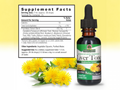 Nature’s Answer Liver Tone liquid extract supplement facts 30ml bottle