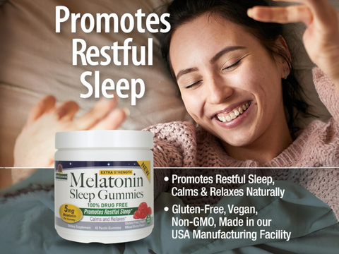 Nature’s Answer Melatonin Food Supplement Mixed Berry - 45 Gummies