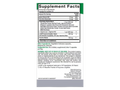 Nature’s Answer Male Complete Herbal Food Supplement 120 capsules supplement facts label