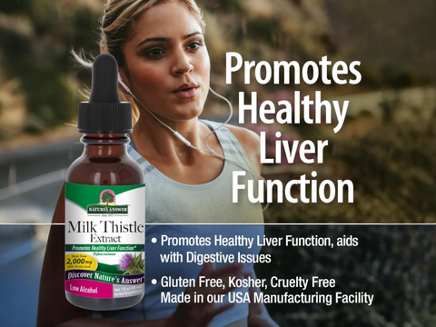 Nature’s Answer Milk Thistle Liquid Extract Low Alcohol - 30ml
