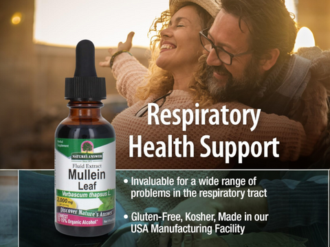 Nature’s Answer Mullein Leaf Botanical Liquid Extract – 60ml