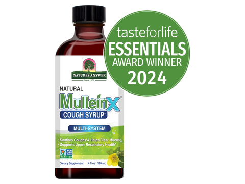 Nature’s Answer Mullein-X Herbal Liquid Supplement 120ml bottle front view