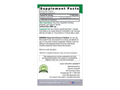 Nature’s Answer Nattokinase Enzyme Capsules – 60 Vegetarian Capsules Supplement Facts panel