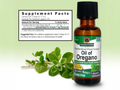 Nature’s Answer Oil of Oregano Leaf Alcohol-Free Liquid Extract 30ml supplement facts label