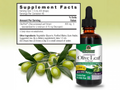 Nature’s Answer Olive Leaf liquid extract supplement facts 60ml bottle