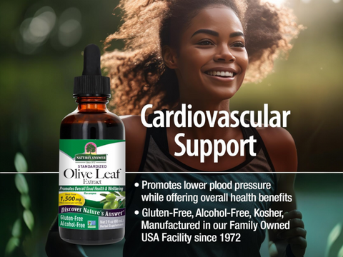 Nature’s Answer Olive Leaf Alcohol-Free Liquid Extract - 60ml