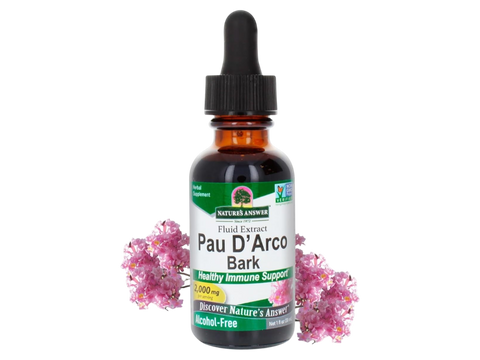 Nature’s Answer Pau D’Arco inner bark alcohol-free liquid extract 30ml bottle front label