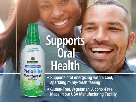 Nature’s Answer PerioBrite Cool Mint Mouthwash Alcohol-Free - 480ml