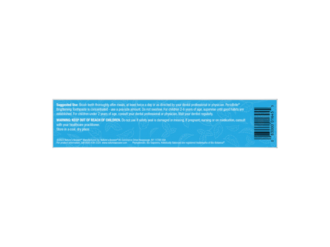 Nature’s Answer PerioBrite Whitening Toothpaste Wintermint 113.4g barcode image on a white background
