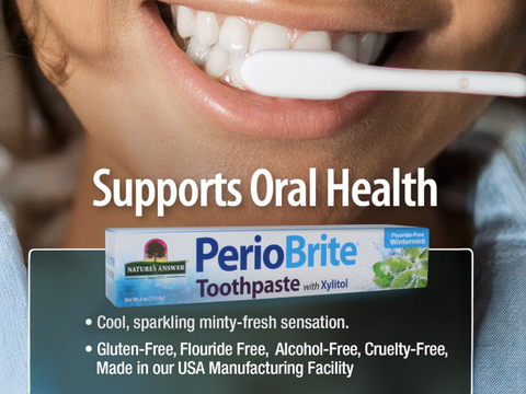 Nature’s Answer PerioBrite Whitening Toothpaste Wintermint - 113.4g