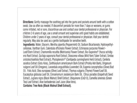 Nature’s Answer PerioBrite Cinnamint mouthwash ingredients and directions 480ml