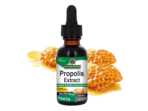 Nature’s Answer Propolis Extract alcohol-free liquid herbal supplement 30ml front view