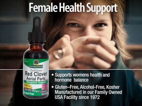 Nature’s Answer Red Clover Alcohol-Free Liquid Extract - 30ml