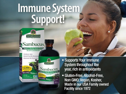 Nature’s Answer Sambucus Elderberry Liquid Extract - 120ml