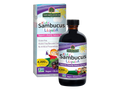 Nature’s Answer Sambucus Kids elderberry liquid alcohol-free 120ml box & bottle front label