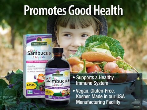 Nature’s Answer Sambucus Kids Elderberry Liquid - 120ml