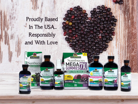 Nature’s Answer Sambucus Nigra Food Supplement Liquid - 240ml & other variants